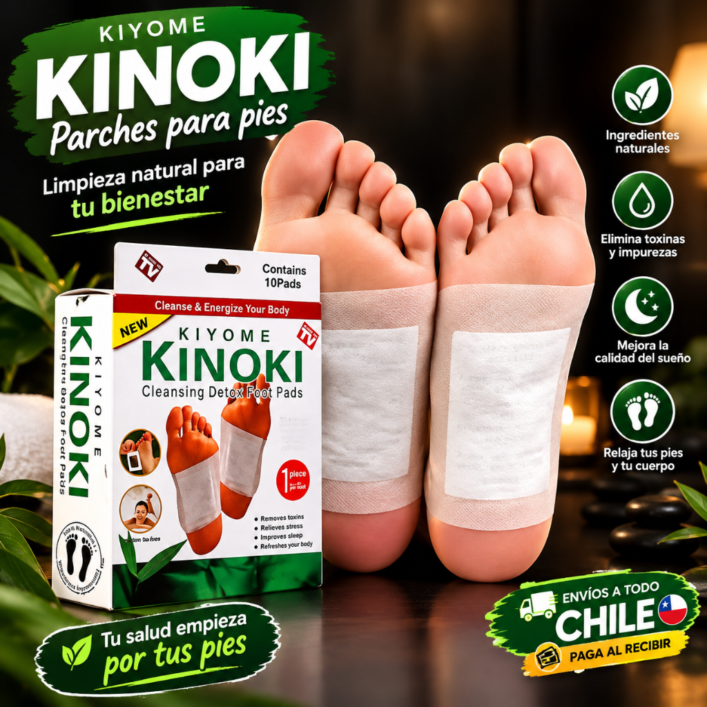 🔥 Parches Kinokis para pie